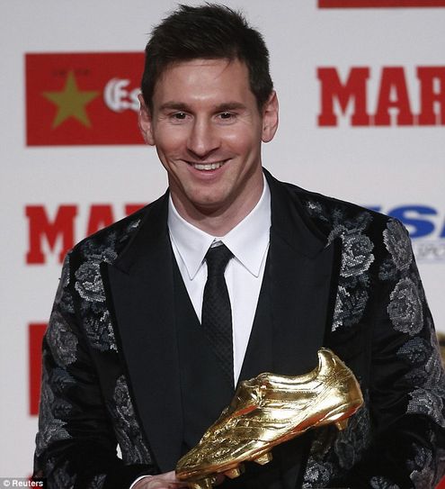 Messi Gets the European Golden Shoe for Scoring Most Goals in a Season