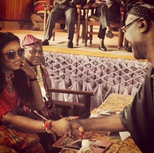 Omotola Jalade Ekeinde Receives Chieftaincy Title in Her Hometown in Ondo State