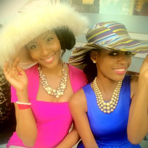 A Style and Fashion Day out at the President's Cup - Osas Ighodaro and Tomi Odunsi