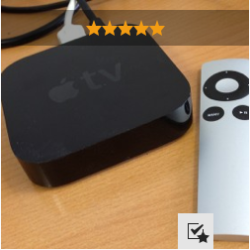 apple tv closeup