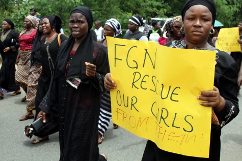 Photo - PHOTONEWS: Aggrieved Chibok Women Storm Abuja, Protest At National Assembly