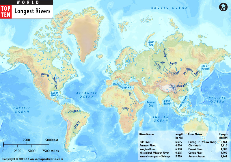 Take a Tour on 10 of the World's Longest Rivers (1 ...