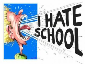 I HATE SCHOOL COVER