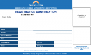 COWBELL REG SLIP