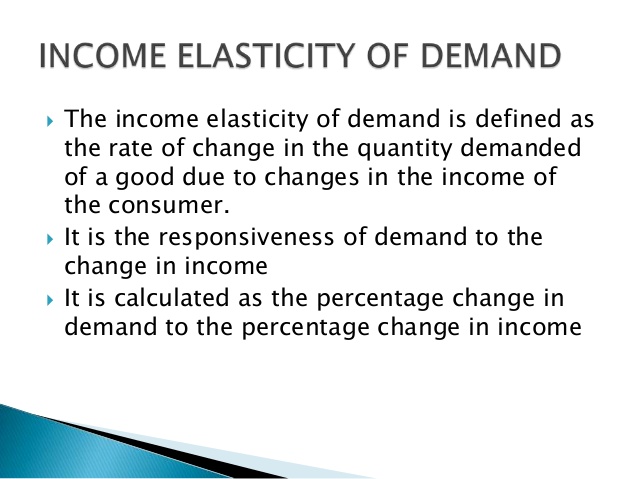 what is income elasticity of demand definition