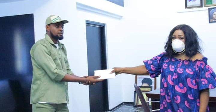 corper donates money for coronavirus