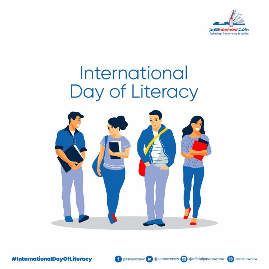 International Day of Literacy 2020 passnownow