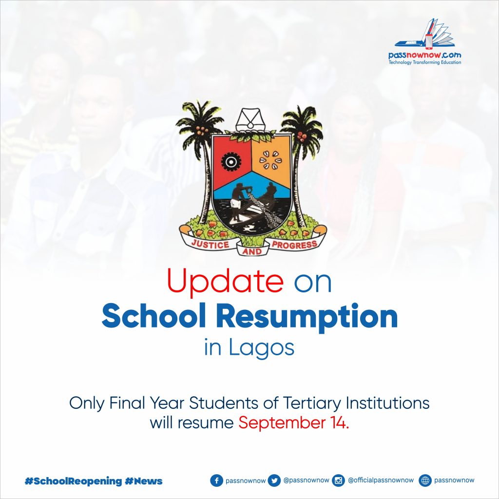 update on school resumption lagos state